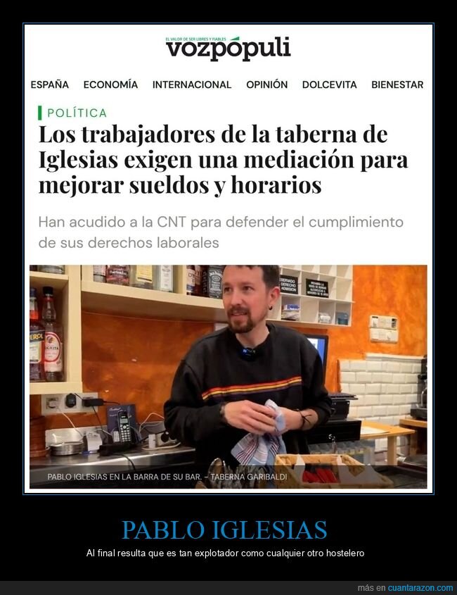 pablo iglesias,trabajadores,sueldos,horarios