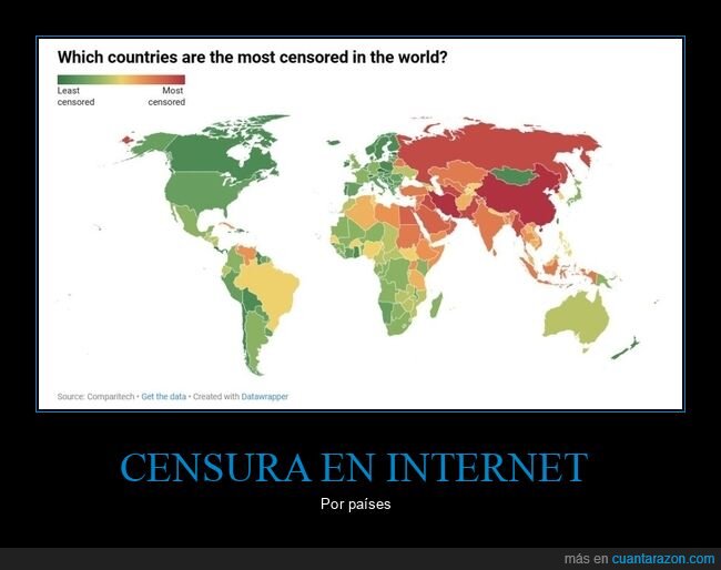 censura,internet,países,mapas