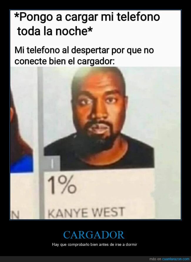 1%,cargador,cargar,kanye west,móvil