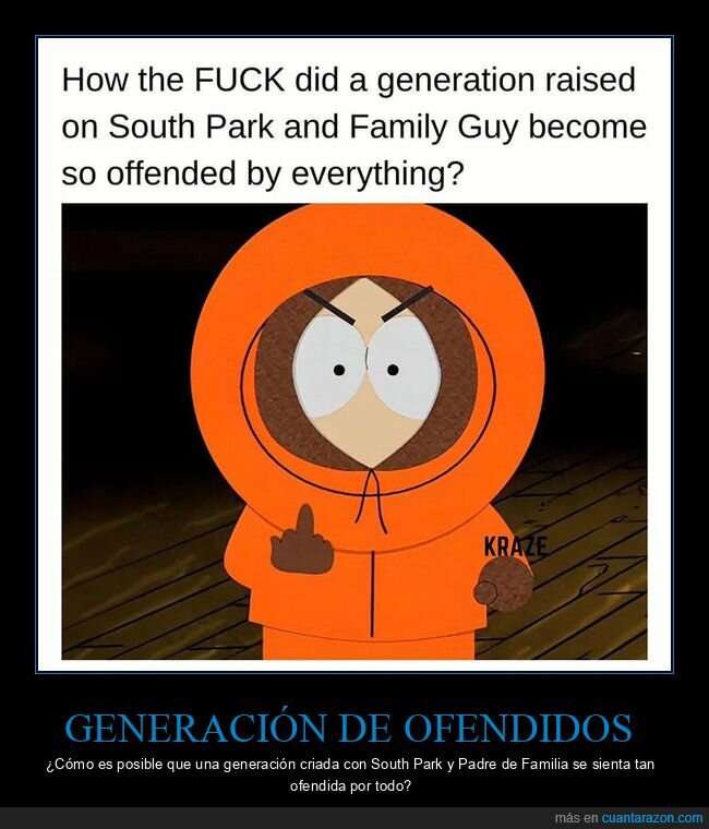 ofendidos,padre de familia,south park