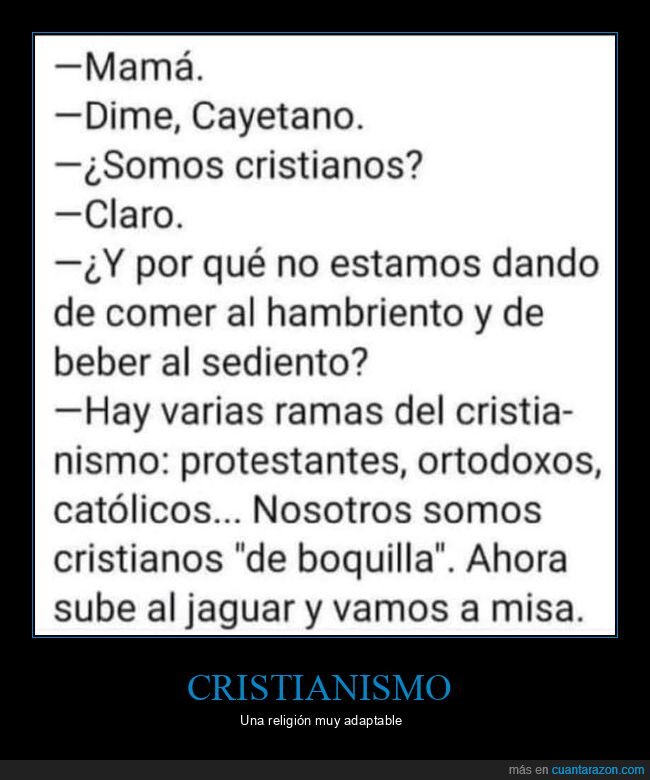 cristianos,de boquilla