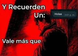 Enlace a El valor de los saludos