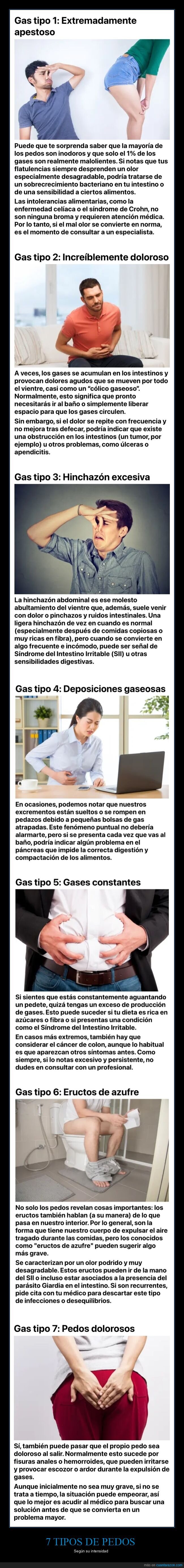 pedos,tipos