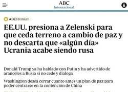 Enlace a La paz en Ucrania tendrá un alto coste