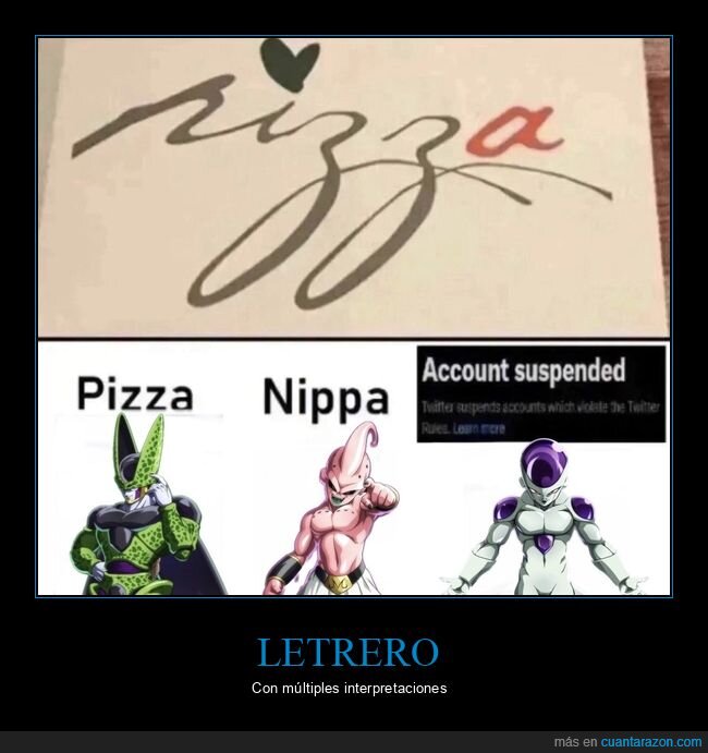 cuenta suspendida,nippa,pizza