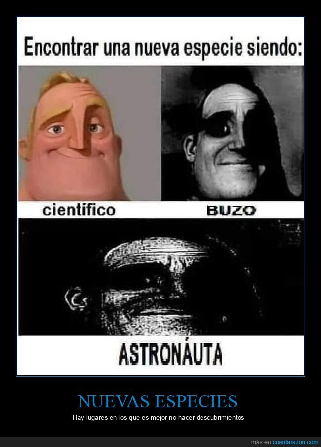 nueva especie,científico,buzo,astronauta