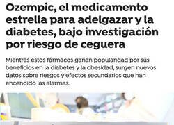 Enlace a Efectos secundarios del Ozempic