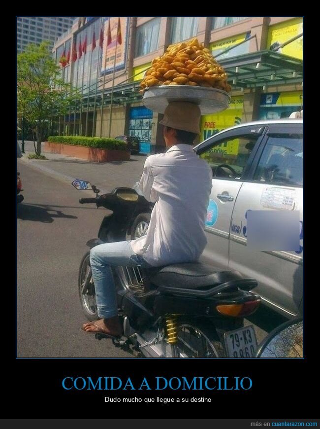comida,moto,cabeza