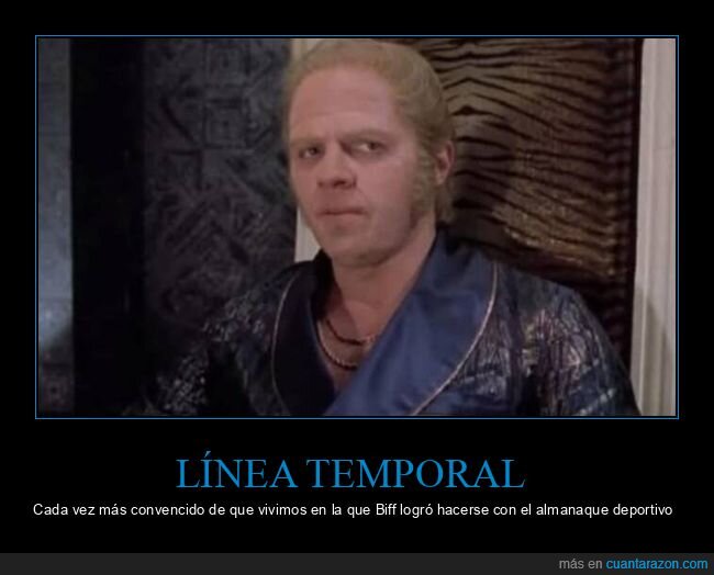 regreso al futuro,línea temporal,almanaque