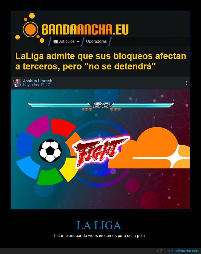 laliga,bloqueos