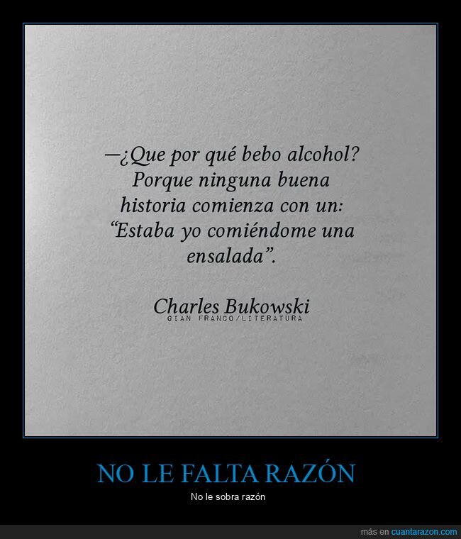 beber,alcohol,charles bukowski