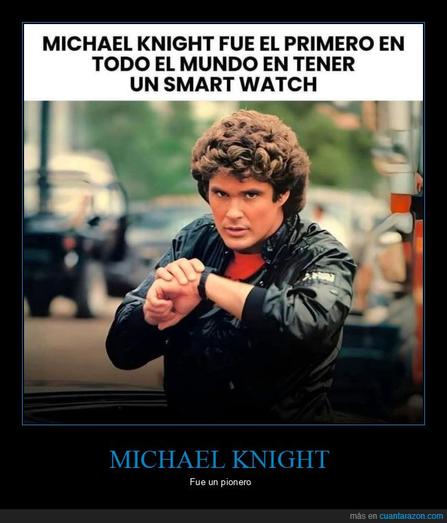 michael knight,smartwatch