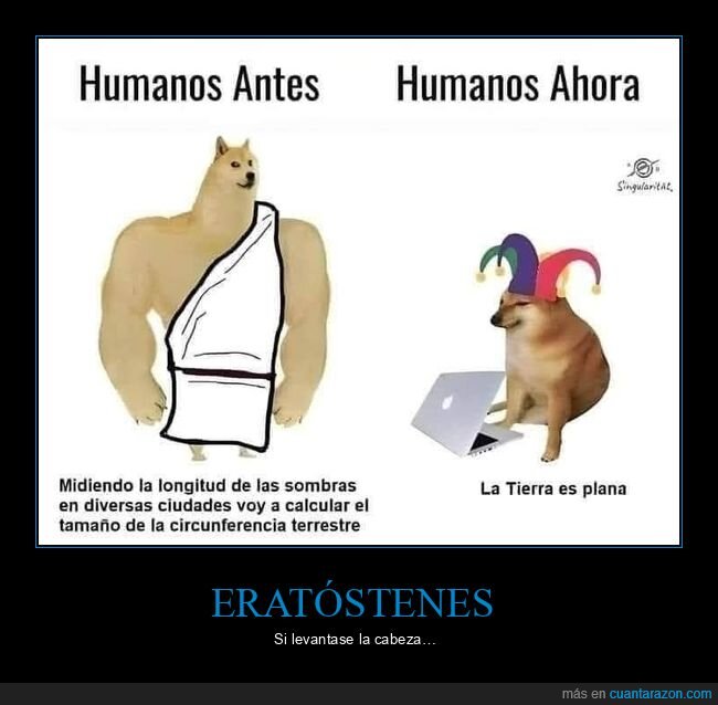 humanos,antes,ahora,terraplanistas