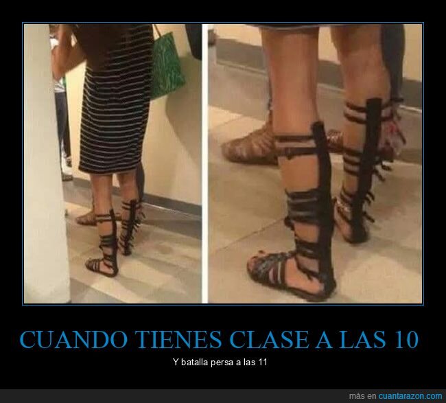 batalla persa,clase,sandalias