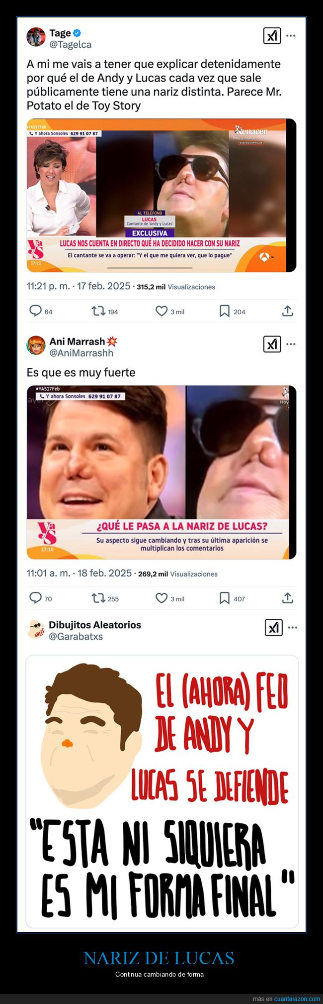 andy y lucas,nariz,wtf