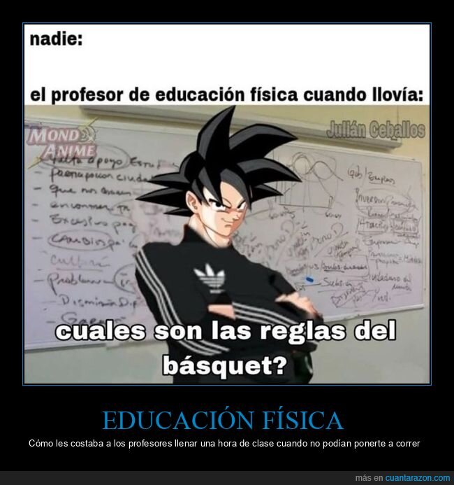 profesor,educación física,llover