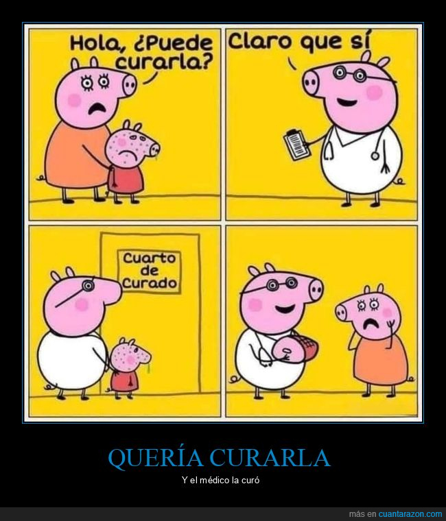 peppa pig,curar