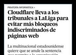 Enlace a Cloudflare planta cara a LaLiga