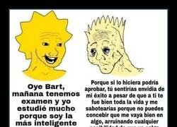 Enlace a ¿Por qué Bart no estudia?