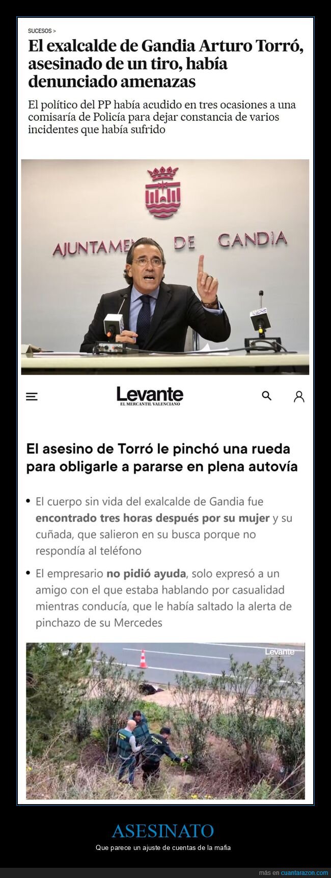 arturo torró,pinchar,tiro,políticos