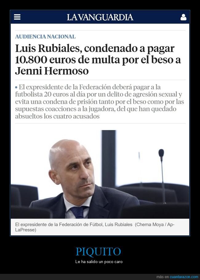 rubiales,multa,piquito,jenni hermoso