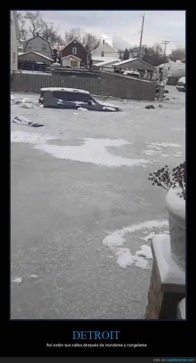 detroit,inundación,congelado