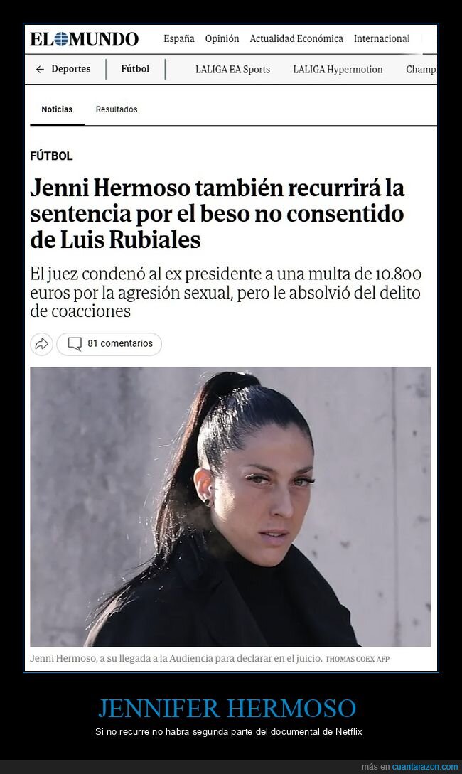 jennifer hermoso,rubiales,recurrir