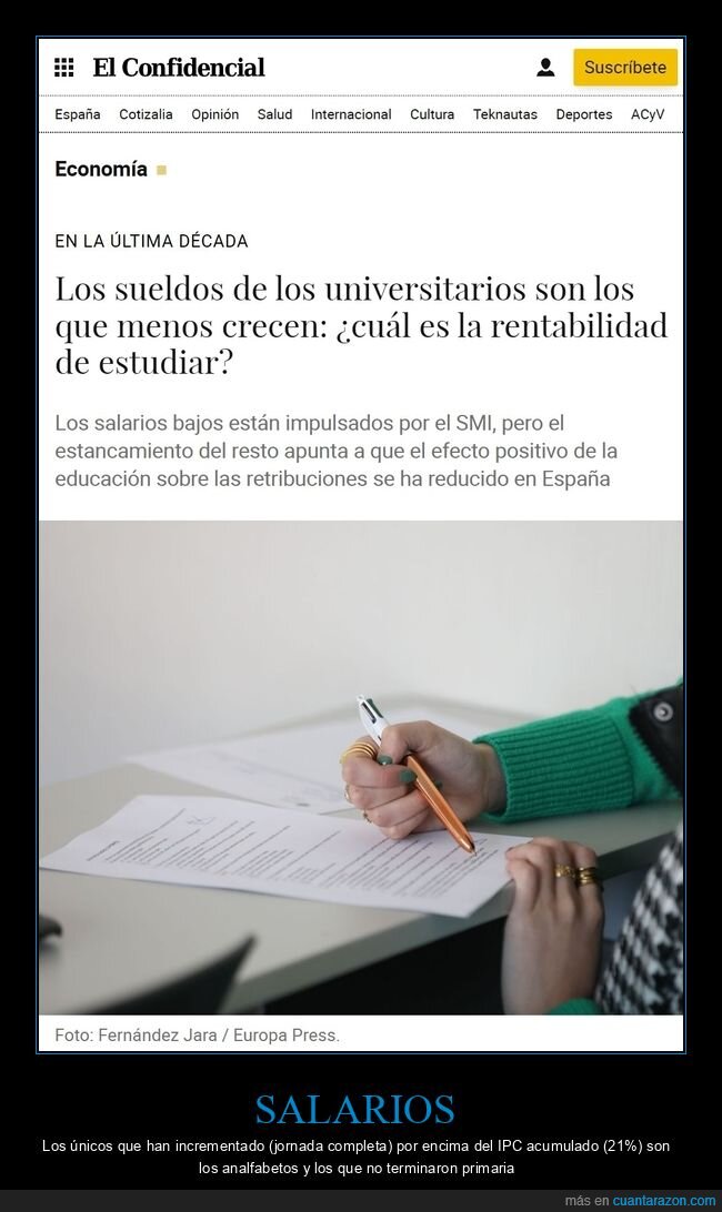 salarios,universitarios,crecer