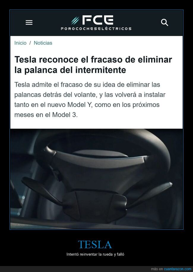 tesla,intermitente