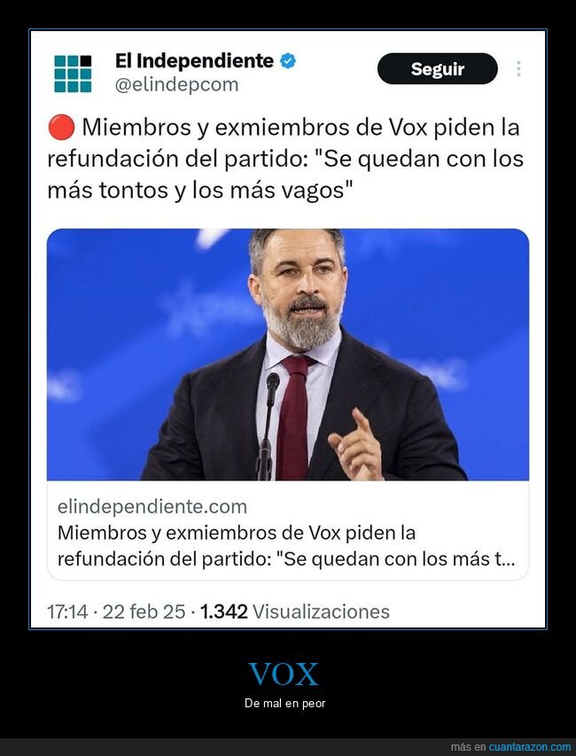 políticos,tontos,vagos,vox