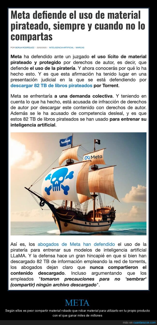 meta,piratería