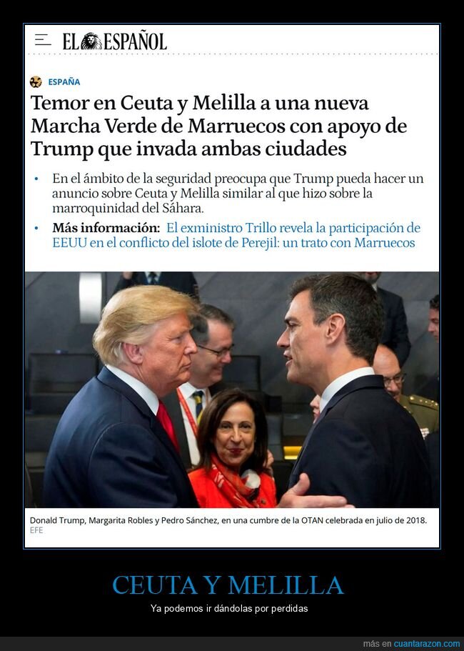 ceuta,melilla,marruecos,donald trump