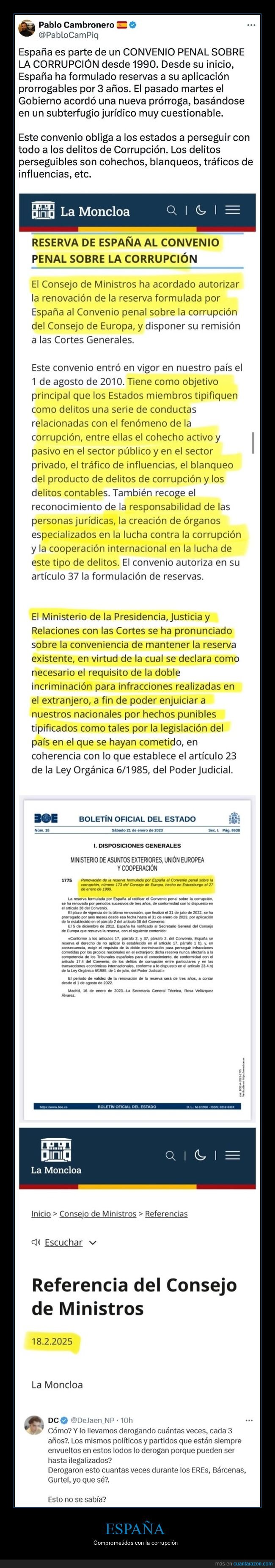 españa,convenio,corrupción