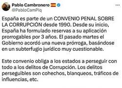 Enlace a Reservas de España al convenio penal sobre la corrupción