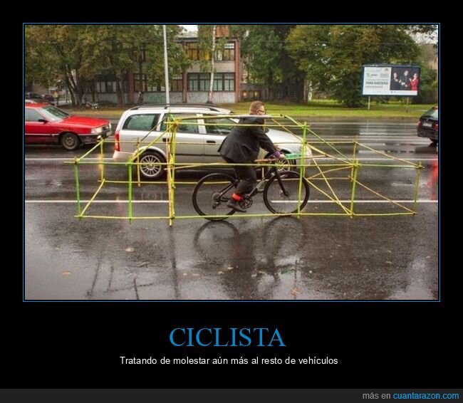 bicicleta,coches,wtf