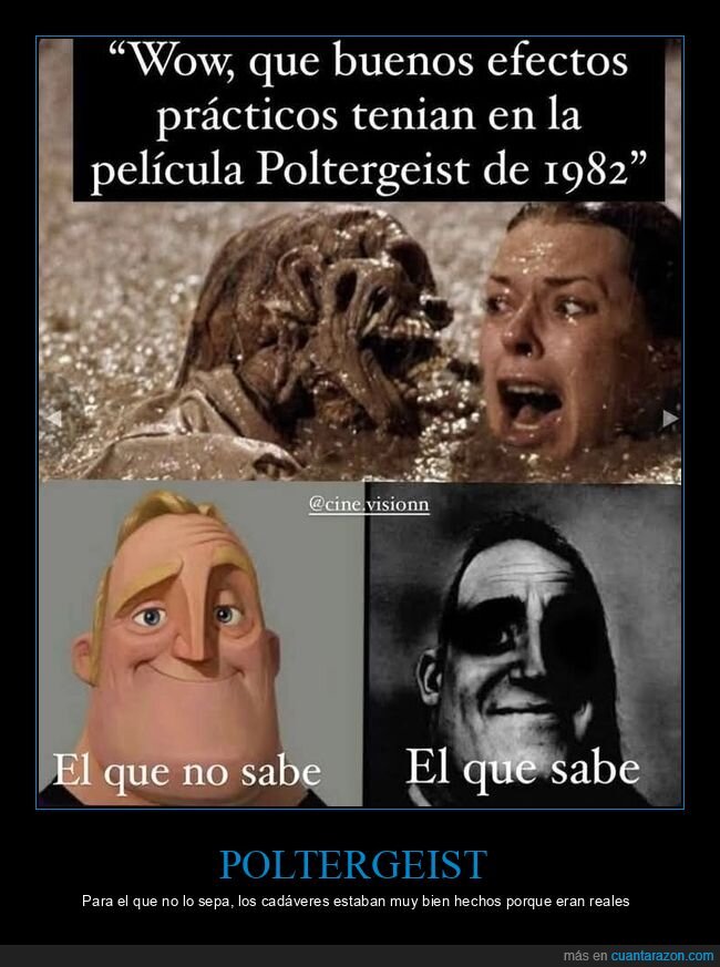 cadáveres,efectos especiales,poltergeist,saber