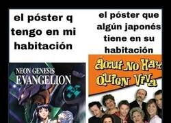 Enlace a Pósters en España VS Pósters en Japón
