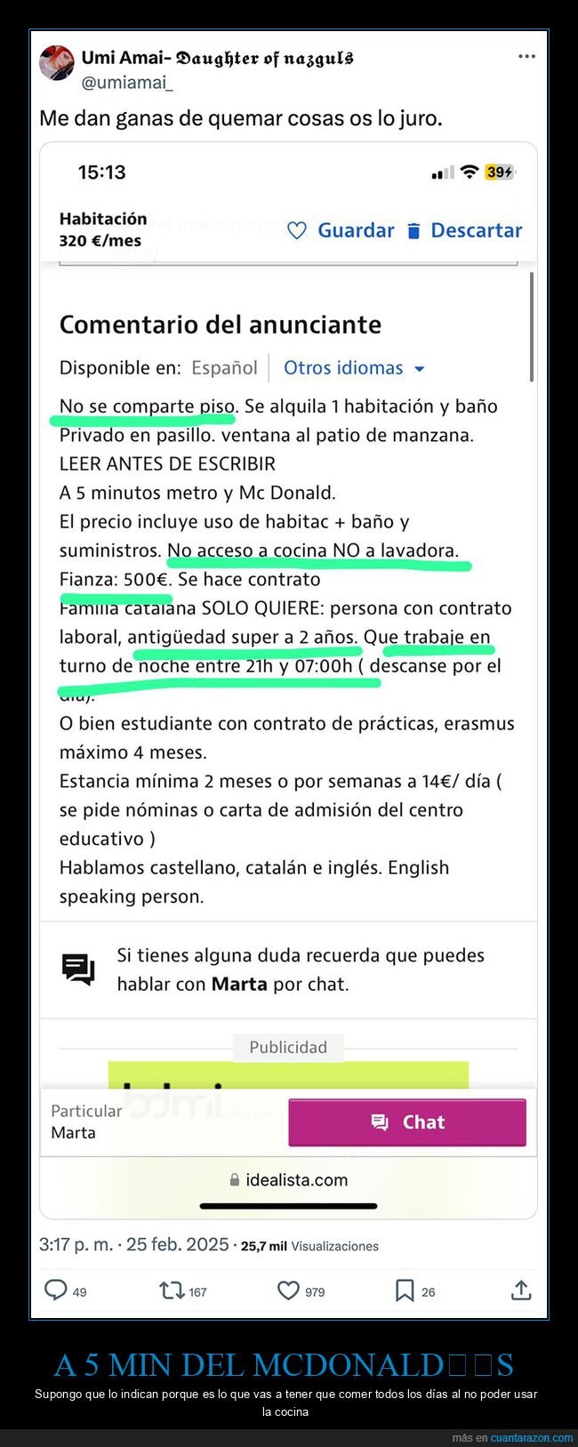 anuncios,habitación,piso