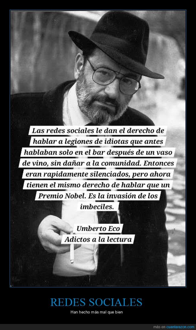 redes sociales,umberto eco