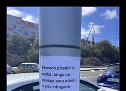 Enlace a Mensaje para el picador de ruedas