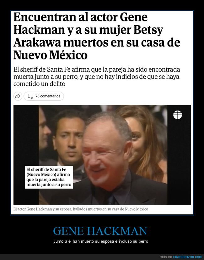 gene hackman,dep,esposa,perro