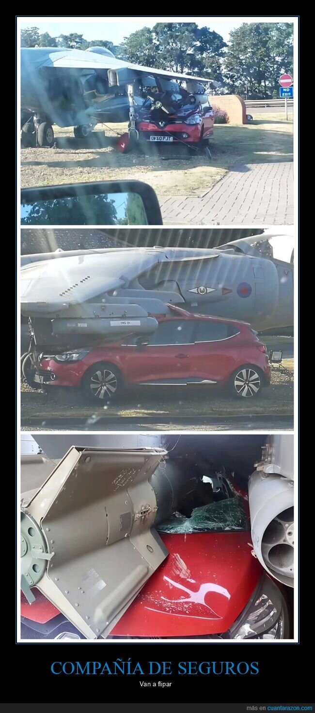 avión,coches,fails