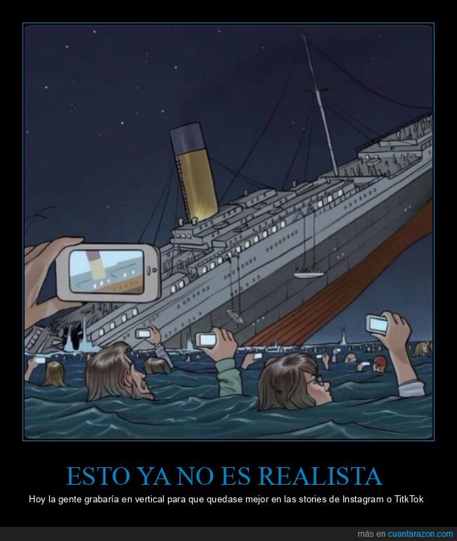 titanic,hundirse,móviles