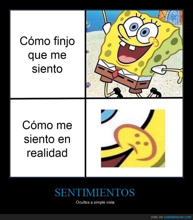 bob esponja,fingir,sentirse