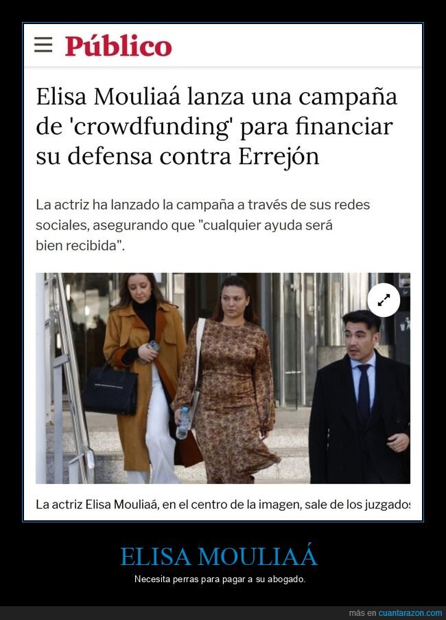 elisa mouliaá,íñigo errejón,crowdfunding