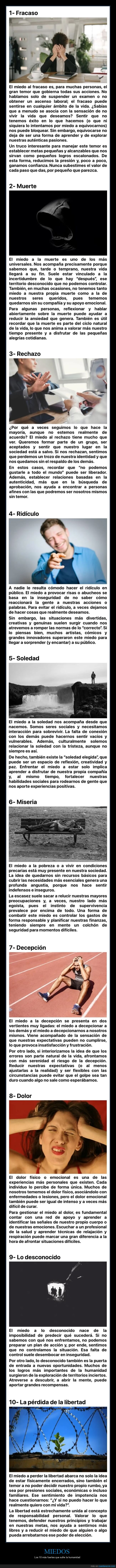 miedos,humanidad