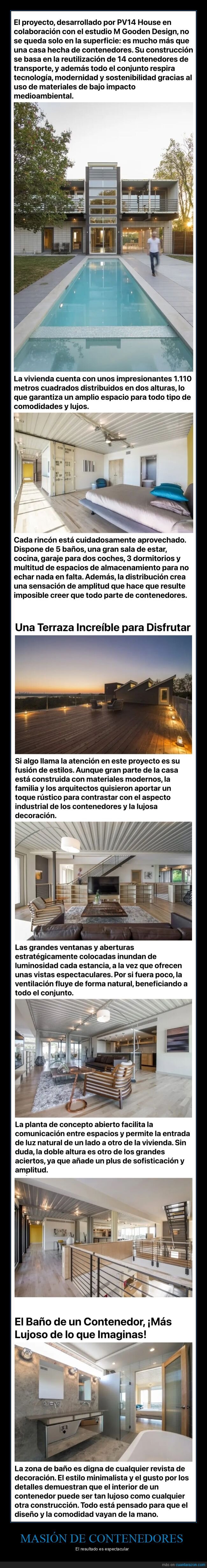 mansión,contenedores