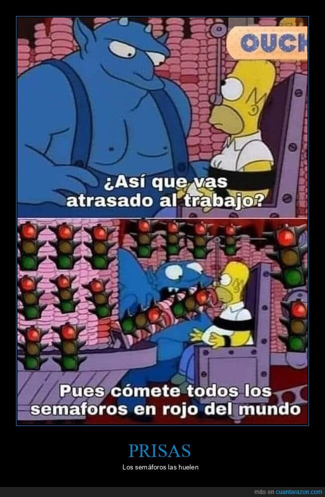 rojo,semáforos,simpsons,trabajo