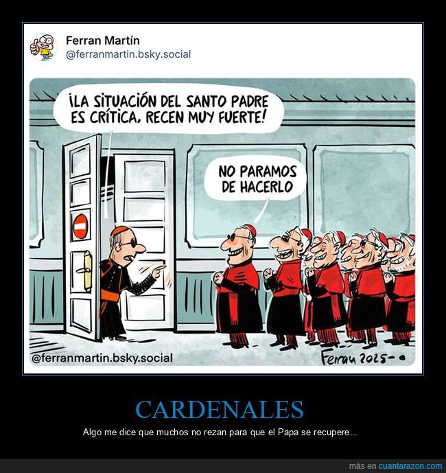 cardenales,papa,rezar