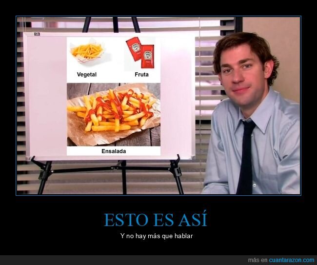 vegetal,fruta,ensalada,patatas,ketchup